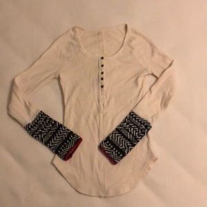 Free people long sleeve shirt